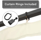 12' x 12' Universal Replacement Mesh Sidewall Netting, Cream, alternate view 5