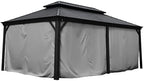 12' x 20' Outdoor Gazebo Privacy Curtain Sidewall