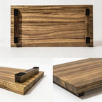 12"x 7" Solid Acacia Wood Riser for Kitchen Counter Pedestal Stand in Acacia02, alternate view 7