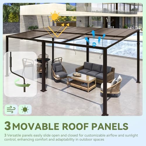12’x20‘ Outdoor Pergola, alternate view 3
