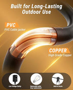 120FT Outdoor String Lights with Remote, LED Patio Lights with 45+2 Waterproof S11 Bulbs, Outside Dimmable 2700K, alternate