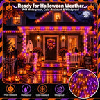 120LED 53FT Smart Color Changing Halloween String Lights RGB App & Remote, alternate view 4