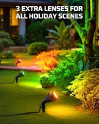 120V LED Outdoor Spotlight, Halloween 5.5W Landscape Light, alternate view 2