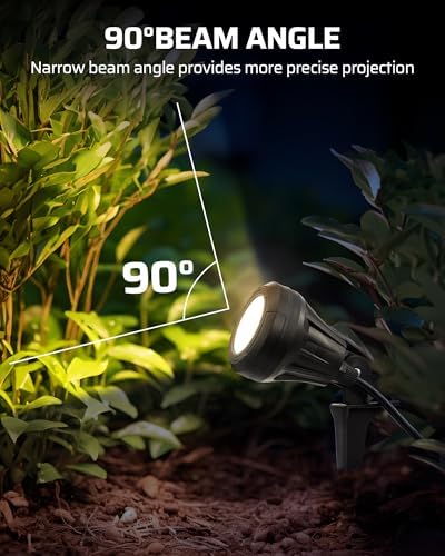120V LED Outdoor Spotlight, Halloween 5.5W Landscape Light, alternate view 6