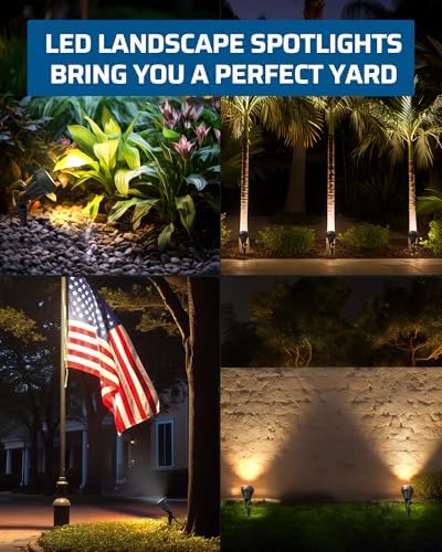 120V LED Outdoor Spotlight, Halloween 5.5W Landscape Light, alternate view 7