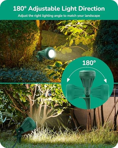 120V LED Spotlight Outdoor, Halloween 5000K Landscape Lighting, alternate view 6