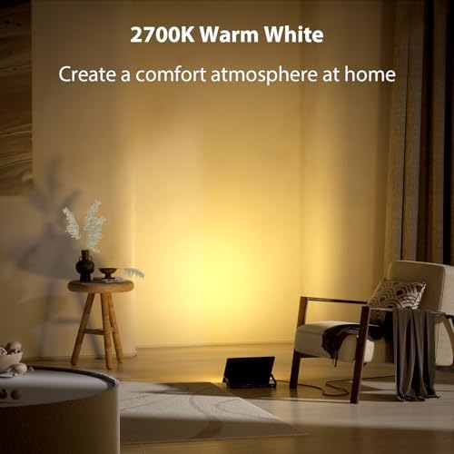 120W RGB Flood Lights with Remote, 2700k Warm White LED Flood Light, alternate view 5