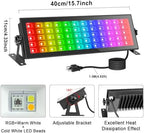 120W RGB Stage Light Bar - LED RGBCW Smart Wash Lights with APP and 40-key Remote Control, IP66 Waterproof Color, alternate