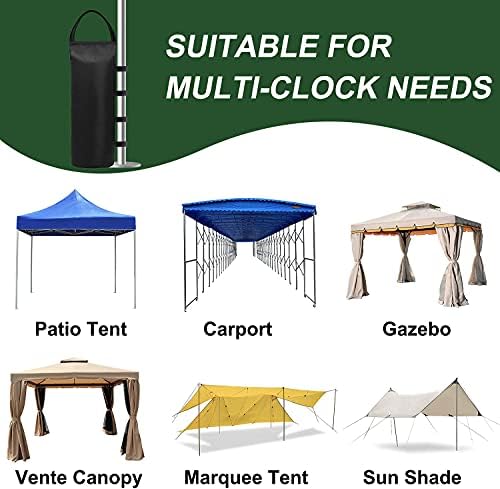125 LBS Canopy Weights Sand Bags for Canopy Outdoor Advertising Tent Sunshade Fixed Windproof Pop up Tent(No, alternate view