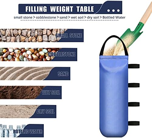 125 LBS Heavy Sand Bags for Canopy Outdoor Advertising Tent Sunshade Fixed Windproof Pop up Canopy Tent (Without, alternate