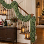 12FT Christmas Garland, Encrypting Real Touch Cedar Garland, alternate view 4