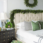 12FT Christmas Norfolk Pine Garland Real Touch Pine Artificial Garlands Faux Greenery Garland Winter Christmas, alternate