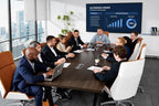 12FT Conference Table with Cable Management Grommets - Modern Rectangle Office Meeting/Boardroom Table with, alternate view 2