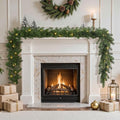 12FT Pre-Lit Christmas Garland, Lighted Norfolk Pine Garland in Green