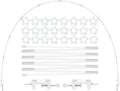 12ft White Table Balloon Arch Kit