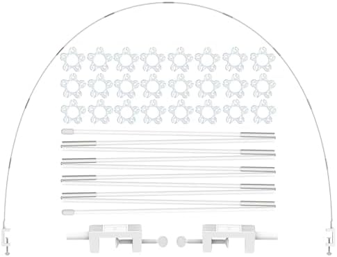 12ft White Table Balloon Arch Kit