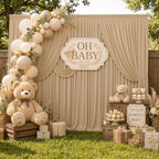 12ft x 10ft Champagne Backdrop Curtains for Parties, Wrinkle Free 2 Panels Photo Backdrop Drapes Back Drop Cloth, alternate