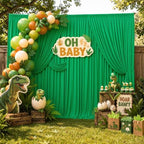 12ft x 10ft Green Backdrop Curtains for Parties, Wrinkle Free 2 Panels Photo Backdrop Drapes Back Drop Cloth for, alternate