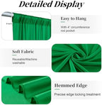 12ft x 10ft Green Backdrop Curtains for Parties, Wrinkle Free 2 Panels Photo Backdrop Drapes Back Drop Cloth for, alternate