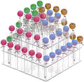 12in Cake Pop Stand Acrylic Cakepop Display Stand, Tree Clear Lollipop Holder,3 Tier Display Tower for Sweets,56