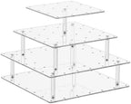 12in Cake Pop Stand Acrylic Cakepop Display Stand, Tree Clear Lollipop Holder,3 Tier Display Tower for Sweets,56, alternate