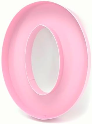 12inch Cardboard Number Fillable Food Tray Box for Charcuterie, Cupcake Arrangement, Birthday Anniversary (Pink, alternate