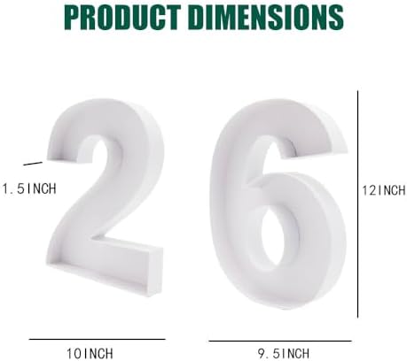 12inch Cardboard Number Fillable Food Tray Box for Charcuterie, Cupcake Arrangement, Birthday Anniversary, alternate view 3