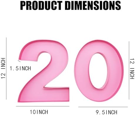 12inch Cardboard Number Fillable Food Tray Box for Charcuterie, Cupcake Arrangement, Birthday Anniversary (Pink, alternate
