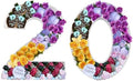 12inch Cardboard Number Fillable Food Tray Box for Charcuterie, Cupcake Arrangement, Birthday Anniversary