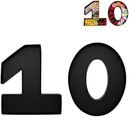 12inch Cardboard Number Fillable Food Tray Box for Charcuterie, Cupcake Arrangement, Birthday Anniversary