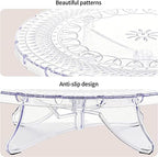 12inch Clear Round Cake Stand with String Lights in Clear, alternate view 4