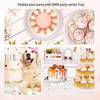 12inch Clear Round Cake Stand with String Lights in Clear, alternate view 5