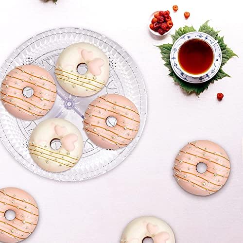 12inch Clear Round Cake Stand with String Lights in Clear, alternate view 6