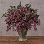 12Pcs 17In Faux Berry Stems, Artificial Nandina Branches Fall Decor