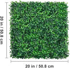 12PCS Artificial Boxwood Panels, 20 x 20 inch Boxwood Hedge Wall Panels Artificial Grass Backdrop Wall, 1.6 in, alternate
