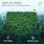 12PCS Artificial Boxwood Panels, 20 x 20 inch Boxwood Hedge Wall Panels Artificial Grass Backdrop Wall, 1.6 in, alternate