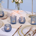 12Pcs Assorted Blue Votive Candle Holders, Tea Lights Candle Holder for Wedding Decor, Blue Candle Holders for, alternate
