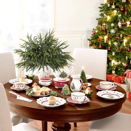 12Pcs Christmas Norfolk Pine Stems, 24'' Real Touch Branches Greenery Picks, alternate view 7