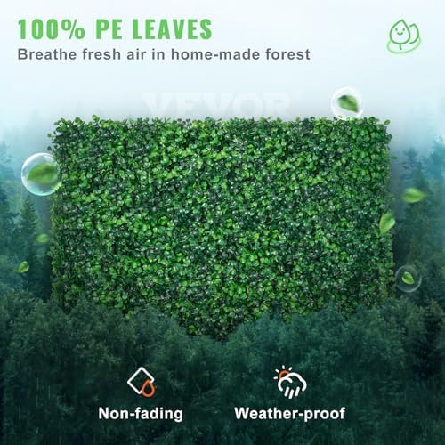 12PCS Grass Wall Panels, 24 x 16 in for 32 Sq Ft, Boxwood Hedge Wall Panels Artificial Grass Backdrop Wall, 1.6, alternate