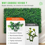 12PCS Grass Wall Panels, 24 x 16 in for 32 Sq Ft, Boxwood Hedge Wall Panels Artificial Grass Backdrop Wall, 1.6, alternate