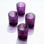 12pcs Purple Votive Candle Holders for Halloween Christmas Easter Deco in Purple, alternate view 4