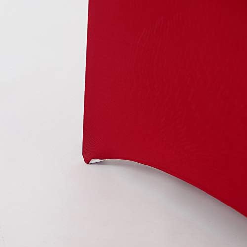 12pcs Stretch Spandex Chair Cover for Wedding Party Dining Banquet Event (Red, 12) in Red, alternate view 6