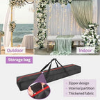 12x10 Pipe and Drape Stand Kit, Heavy Duty Backdrop Stand Adjustable, Sturdy Metal Back Drop Decoration Frame, alternate view