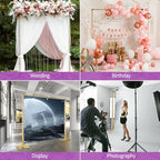 12x10 Pipe and Drape Stand Kit, Heavy Duty Backdrop Stand Adjustable, Sturdy Metal Back Drop Decoration Frame, alternate view