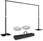 12x10ft Heavy Duty Backdrop Stand, Adjustable Pipe and Drape Stand in 12x10ft