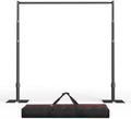 12x10ft Heavy Duty Backdrop Stand Frame with Adjustable Pipe, Black in 12x10ft