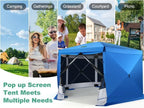 12x12 FT Pop Up Canopy Extendable Tent, Gazebos On Clearance with Removable Roof, Screened in Gazebo with, alternate view 7