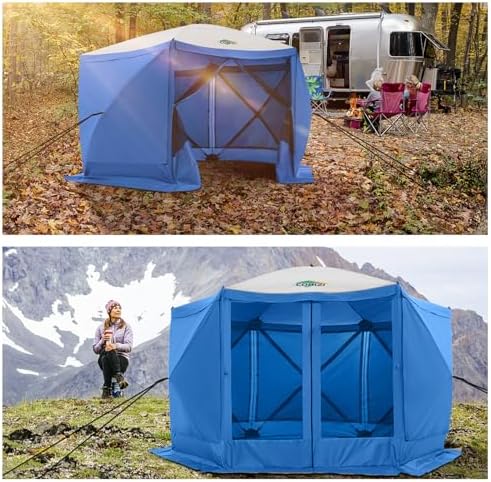 12x12 FT Pop Up Canopy Shelter Tent, Large Gazebos On Clearance with Sidewalls, Screened in Gazebo, Screen Tents, alternate