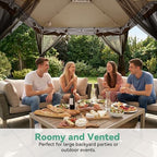 12x12 FT Pop up Gazebo on Clearance Canopy Tent, Carpas para Patio, Easy up Outdoor Canopy Tents with Portable, alternate