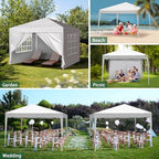12x12 Party Tent, Tents for Party in White, alternate view 3